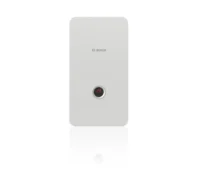 O1314130_tronic_heat_3500_front-1 - Solarplaza Bosch white appliance with rounded corners and a circular digital temperature display reading 28°C at center - Solarplaza