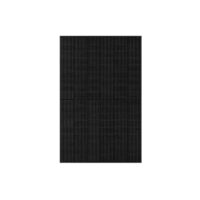 Black solar panel with grid-like cell pattern, in a vertical rectangle shape. - Solarplaza