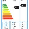 European energy label for a Bosch appliance: energy efficiency arrows from A+++ to D, Bosch logo, two temperatures (55°C/35°C), decibel icons, and a Europe map outline.