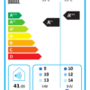 EU energy label for a Bosch appliance: energy efficiency scale from A+++ to D, with A+++ at top, two temperature columns (55°C left, 35°C right), noise levels 41 dB and 53 dB, and a Europe map graphic at the bottom right.