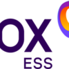 Abstract purple background with a bright multicolor circular shape on the right, conveying creativity and energy.