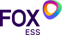 Foxess - Solarplaza Abstract purple background with a bright multicolor circular shape on the right, conveying creativity and energy. - Solarplaza