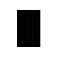 Tall black rectangle with evenly spaced thin vertical lines. - Solarplaza